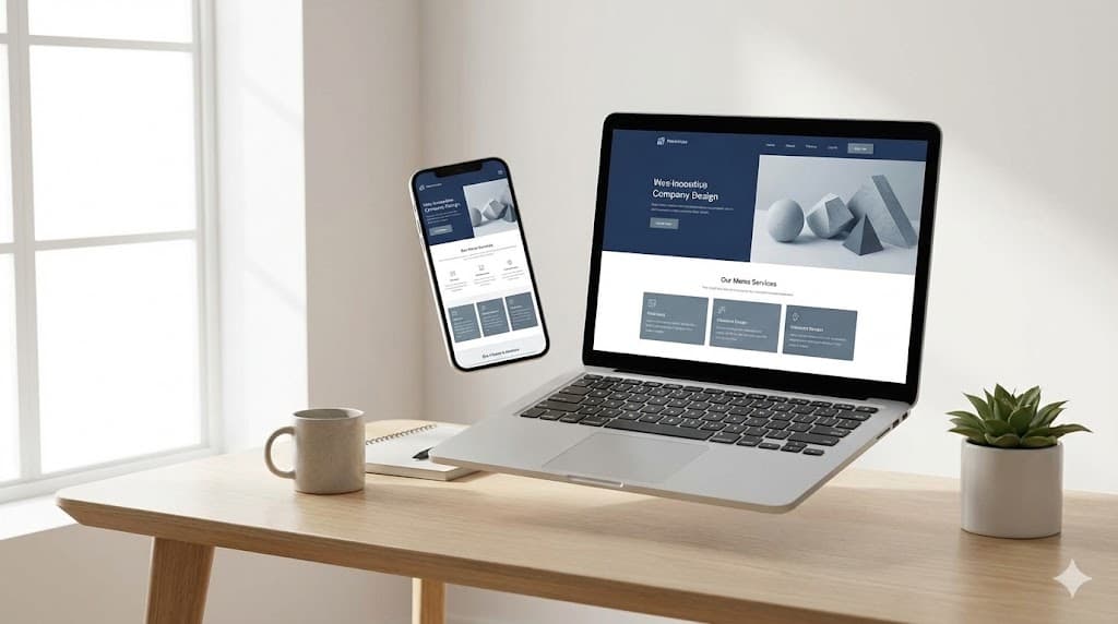 3D Mockup unserer digitalen Produkte