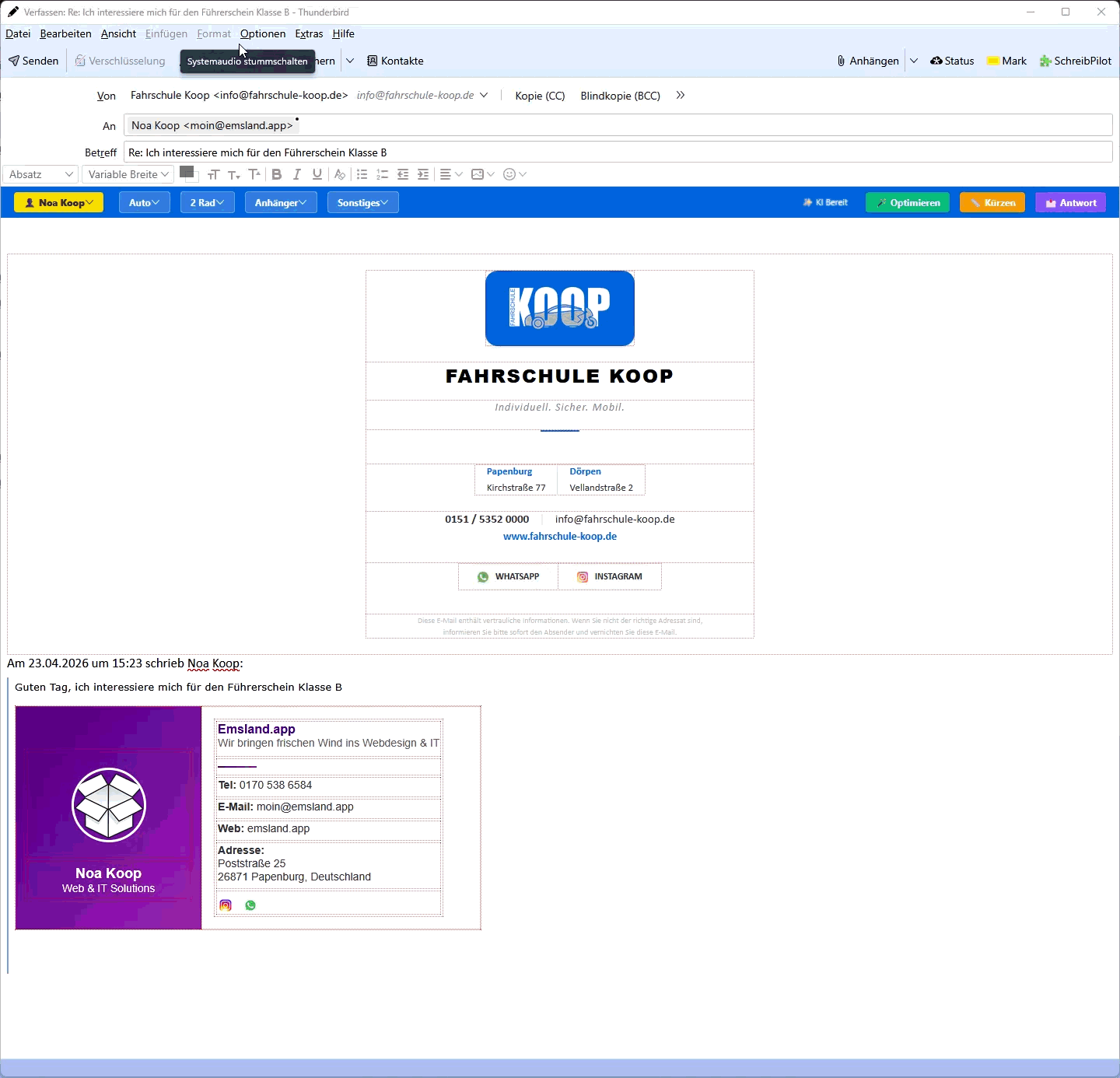 MailPilot / SchreibPilot