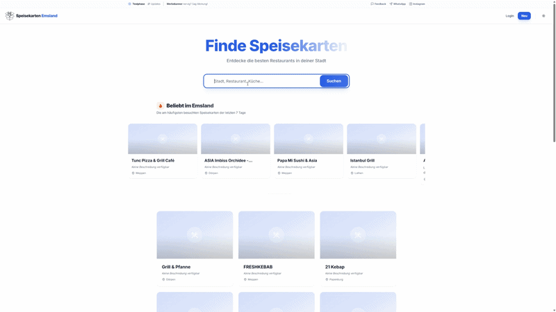 UI-Ausschnitt Speisen Emsland